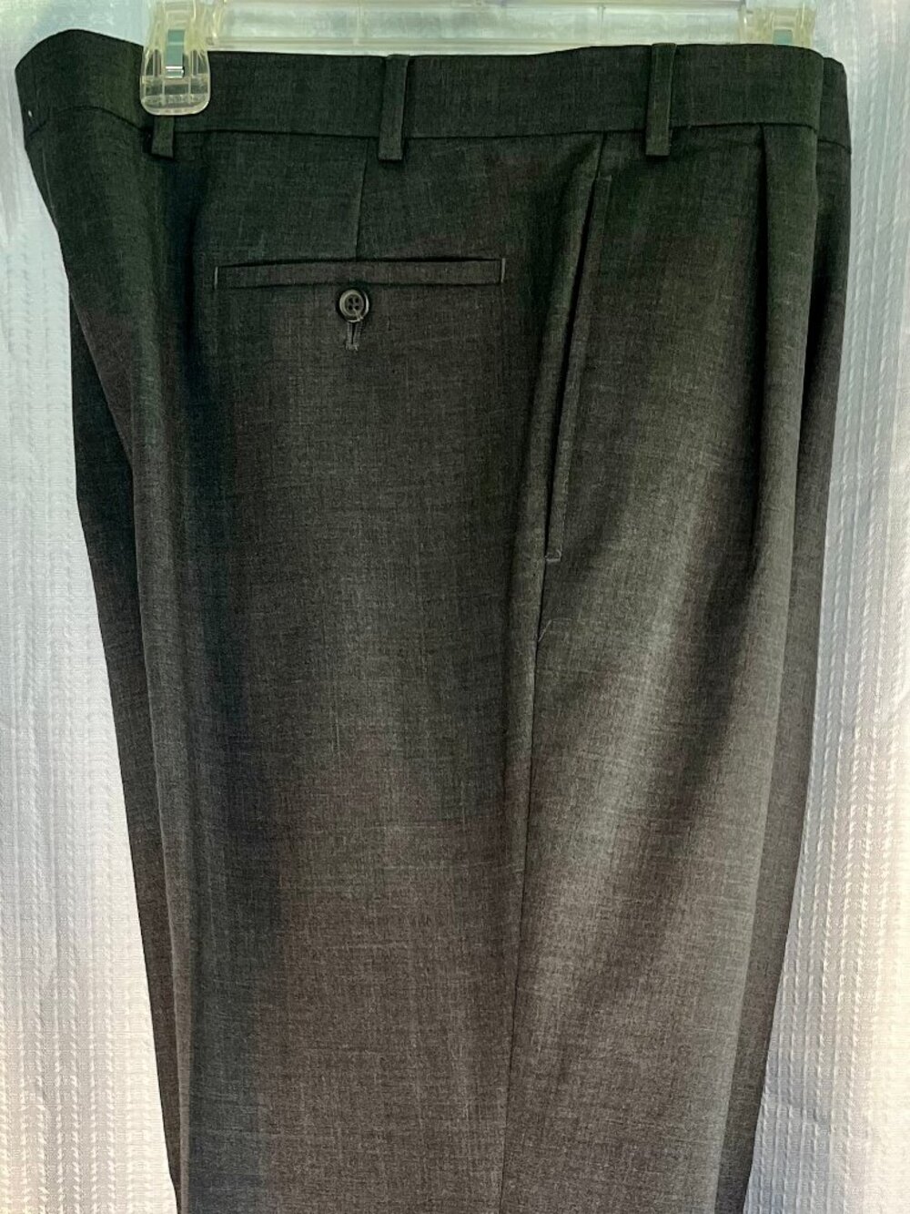Lauren Ralph Lauren Grey Designer Dress Pants with Cuffed Hem size 36 x 30